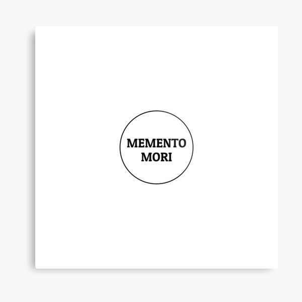 Artikel-Vorschau von Memento Mori – denken Sie daran, dass Sie sterben werden – stoische Tugenden, designt und verkauft von Inspirationmotivation.