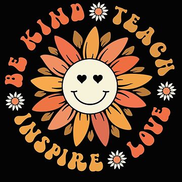 Groovy Teach Love Decal