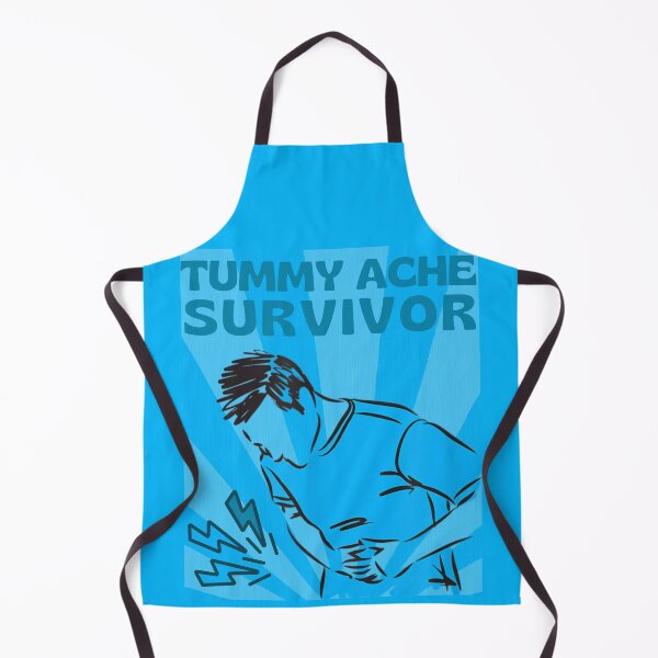 Item preview, Tummy Ache Survivor. Illness meme - Perfect for ANYBODY ibs irritable bowel syndrome, ulcerative colitis, ibd, chrons disease  or even stomach cancer sufferers who has a positive good sense of humor.  designed and sold by Saffire6.