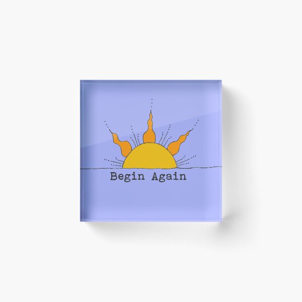 Item preview, Begin Again Sun Inspirational Sunrise designed and sold by laurabethlove.