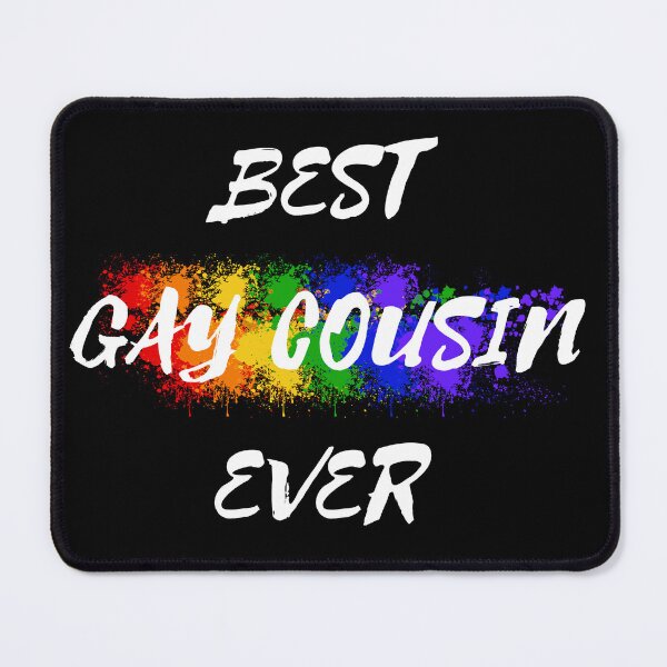 Item preview, Best Gay Cousin Ever Rainbow Color Splash For Proud Cousins In Black designed and sold by LuckyKermit.