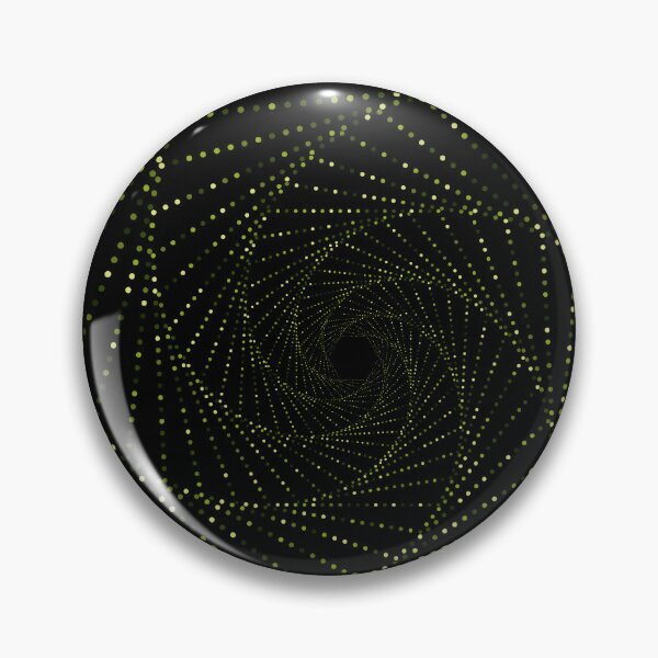 Item preview, Spiral Hexagon Dots Pattern designed and sold by JenTrinhArt.