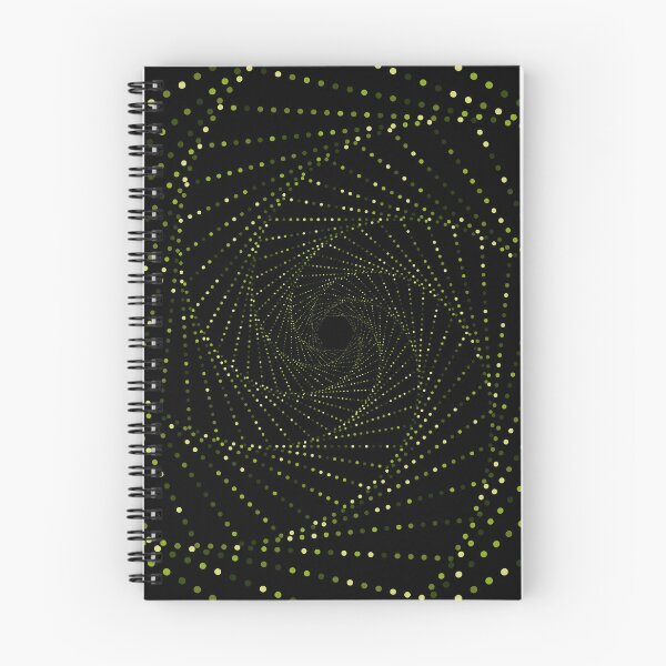 Item preview, Spiral Hexagon Dots Pattern designed and sold by JenTrinhArt.