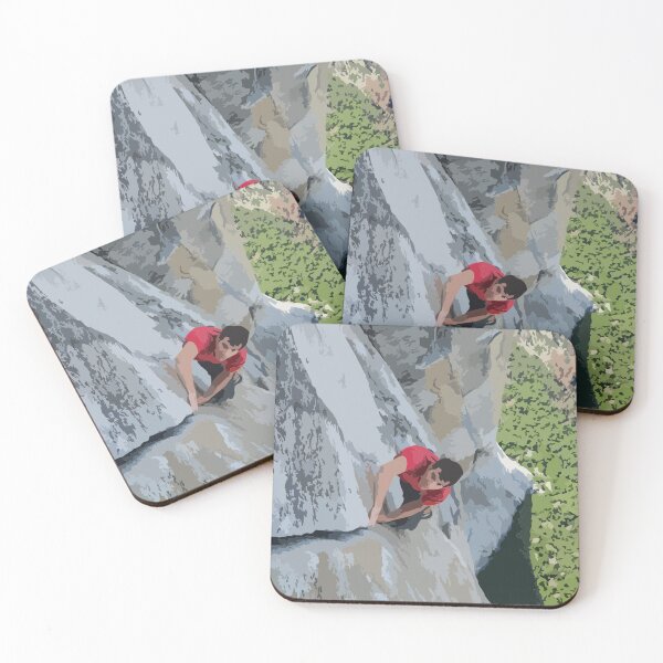 Item preview, Alex Honnold Free Solo El Cap Painting designed and sold by Positive Lad.