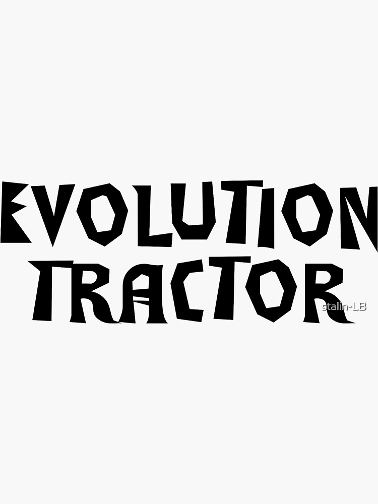 Traktor Evolution Aufkleber Sticker 31 x 9 cm, Evolution, Designs