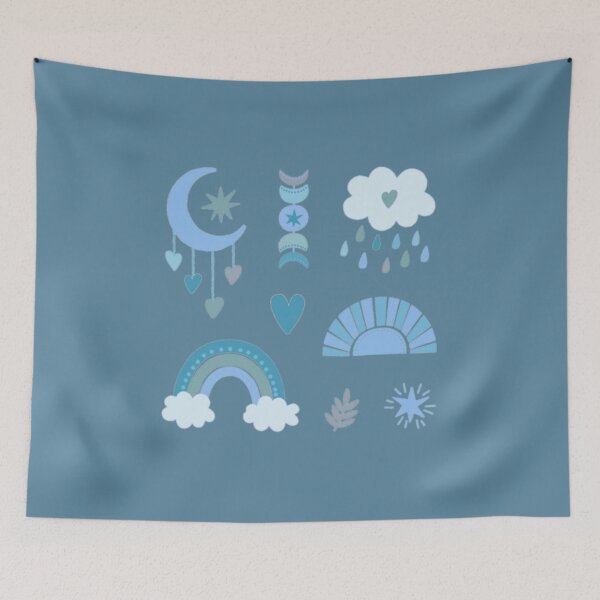 Item preview, Paquete variado Boho Chic azul designed and sold by everything4eva.