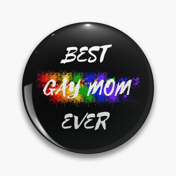 Item preview, Best Gay Mom Ever Rainbow Color Splash For Proud Parents In Black designed and sold by LuckyKermit.
