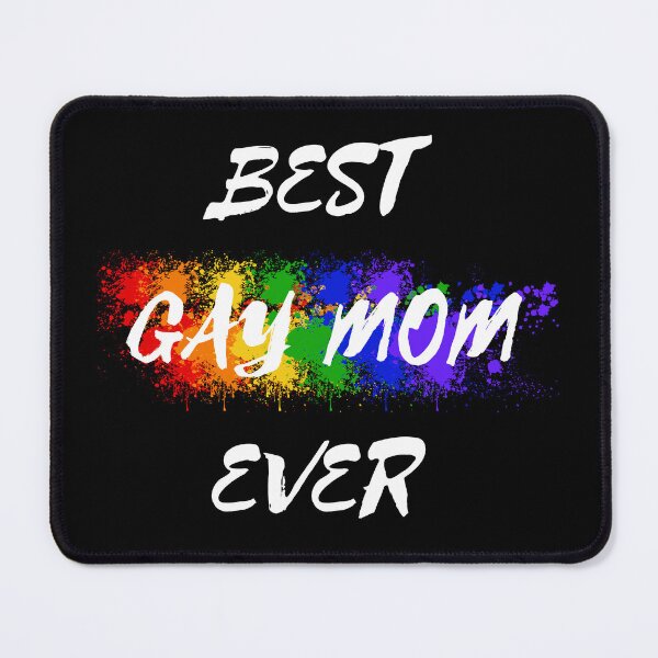 Item preview, Best Gay Mom Ever Rainbow Color Splash For Proud Parents In Black designed and sold by LuckyKermit.