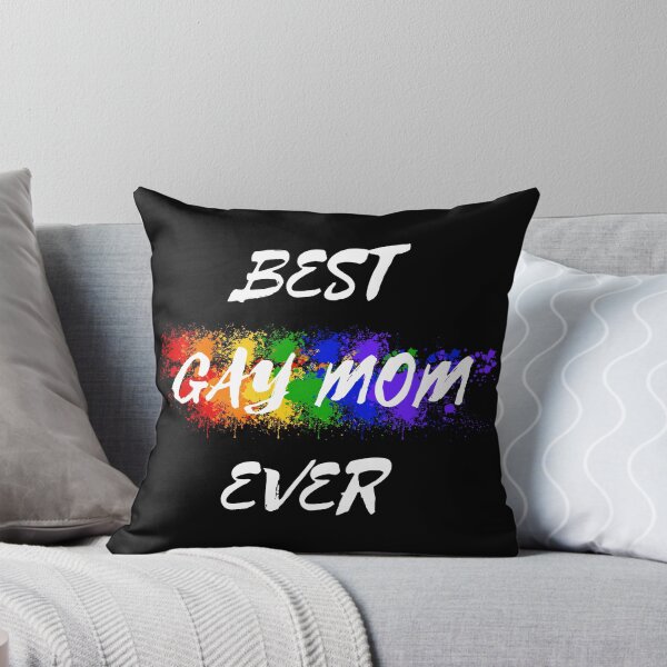 Item preview, Best Gay Mom Ever Rainbow Color Splash For Proud Parents In Black designed and sold by LuckyKermit.