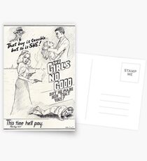 Graphic Novel Art: The Girl's No Good! Postcards