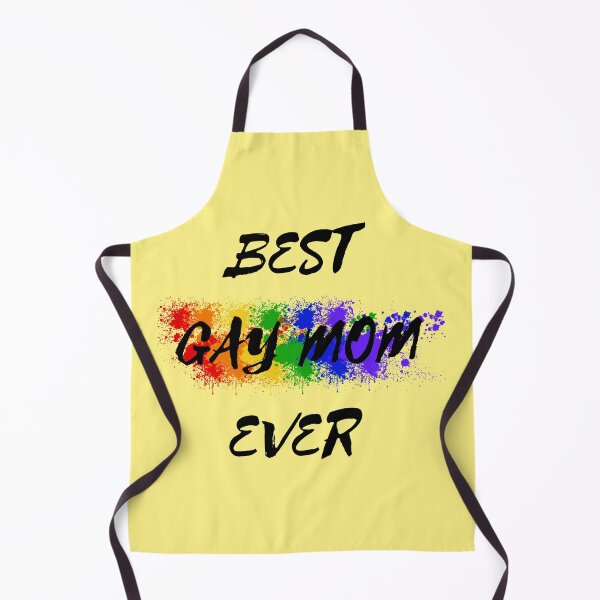 Item preview, Best Gay Mom Ever Rainbow Color Splash For Proud Parents In Yellow designed and sold by LuckyKermit.