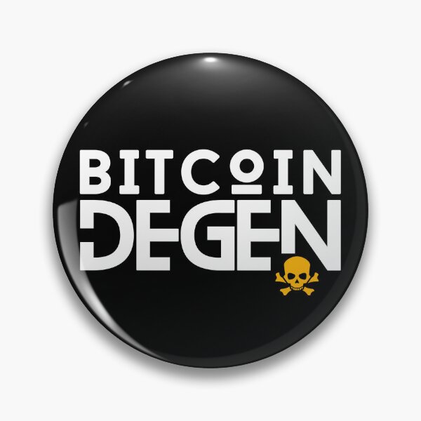 Item preview, BITCOIN DEGEN  designed and sold by CryptoBeings.