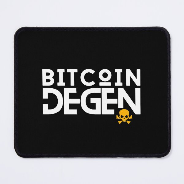 Item preview, BITCOIN DEGEN designed and sold by CryptoBeings.