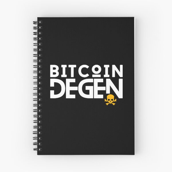 Item preview, BITCOIN DEGEN  designed and sold by CryptoBeings.