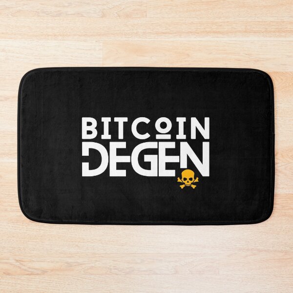 Item preview, BITCOIN DEGEN  designed and sold by CryptoBeings.