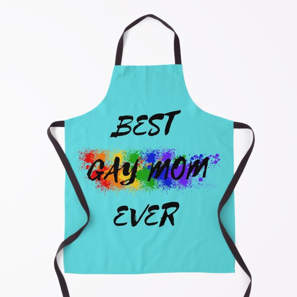 Item preview, Best Gay Mom Ever Rainbow Color Splash For Proud Parents In Cyan designed and sold by LuckyKermit.