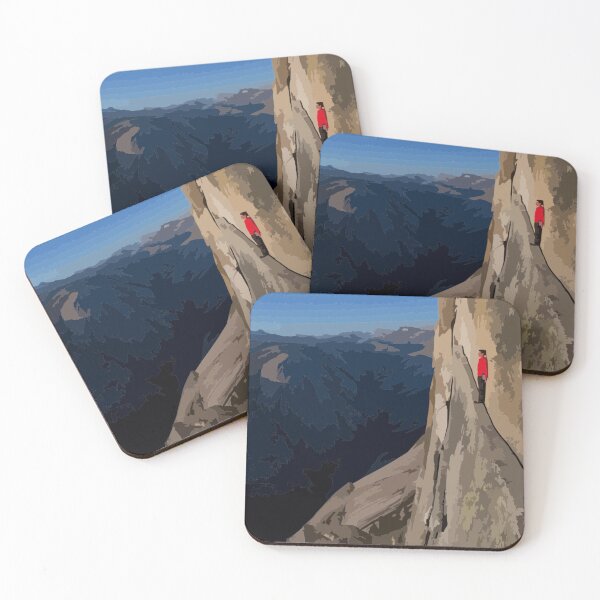 Item preview, Alex Honnold Thank God Ledge Half Dome Solo Painting designed and sold by Positive Lad.