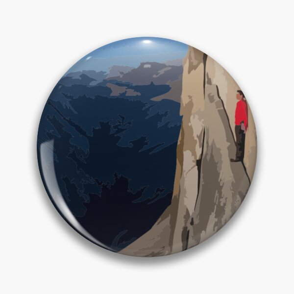 Item preview, Alex Honnold Thank God Ledge Half Dome Solo Painting designed and sold by Positive Lad.