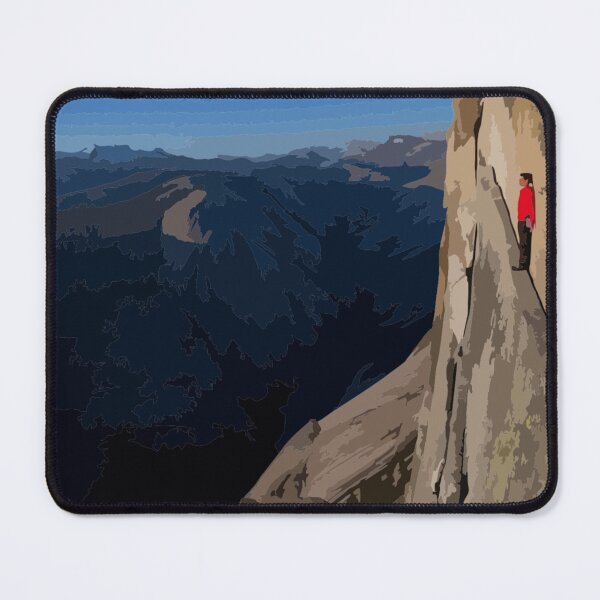 Item preview, Alex Honnold Thank God Ledge Half Dome Solo Painting designed and sold by Positive Lad.