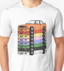MULTI-COLORED E30(S) Unisex T-Shirt