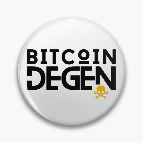 Item preview, BITCOIN DEGEN  designed and sold by CryptoBeings.