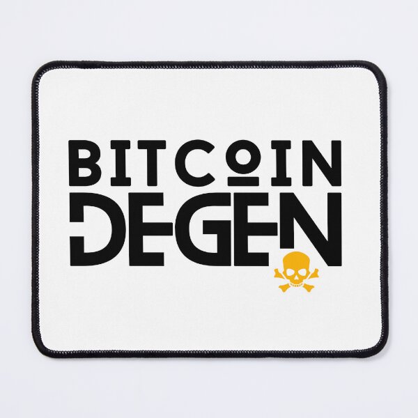 Item preview, BITCOIN DEGEN  designed and sold by CryptoBeings.
