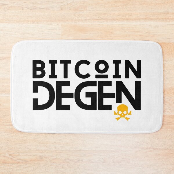 Item preview, BITCOIN DEGEN  designed and sold by CryptoBeings.