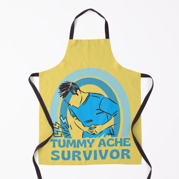 Item preview, Tummy Ache Survivor. Illness meme - Perfect for ANYBODY ibs irritable bowel syndrome, ulcerative colitis, ibd, chrons disease  or even stomach cancer sufferers who has a positive good sense of humor.  designed and sold by Saffire6.