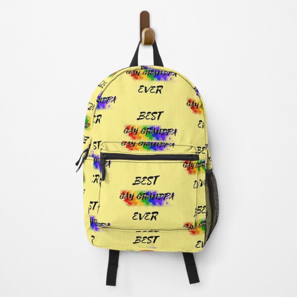 Artikelvorschau, Bester schwuler Opa aller Zeiten Rainbow Color Splash für stolze Großeltern in Gelb entworfen und verkauft von LuckyKermit.