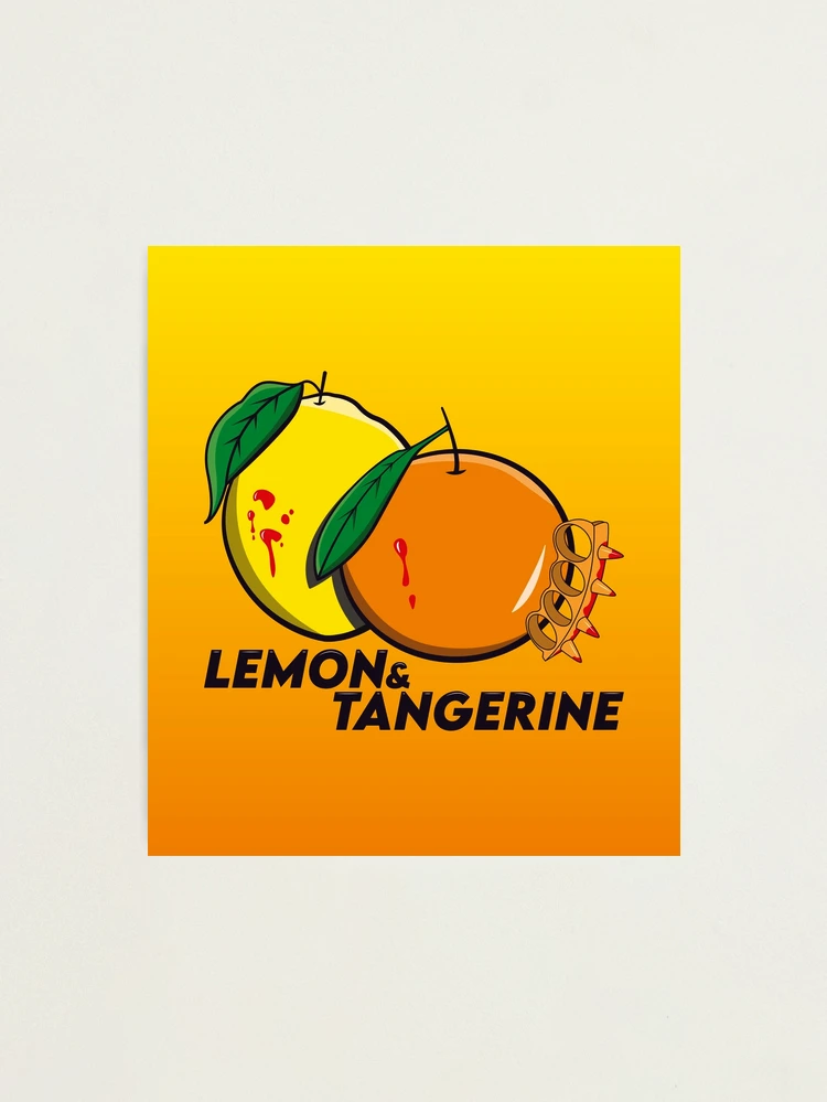 Lemon and Tangerine - Bullet Train | Photographic Print