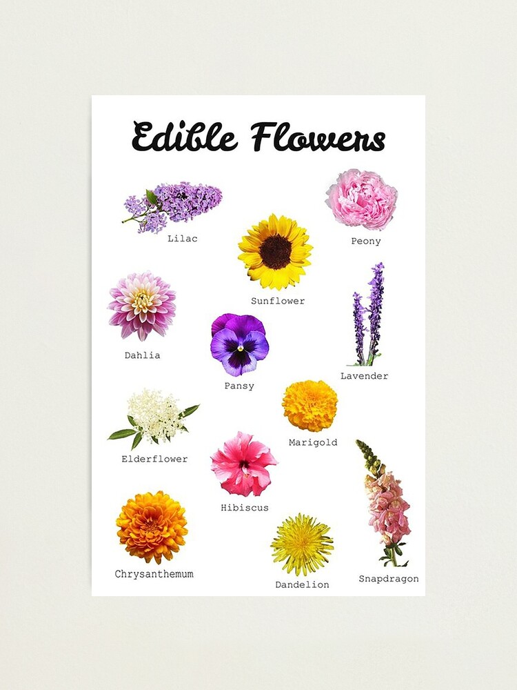 Edible flowers