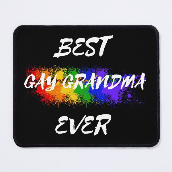 Item preview, Best Gay Grandma Ever Rainbow Color Splash For Proud Grandparents In Black designed and sold by LuckyKermit.