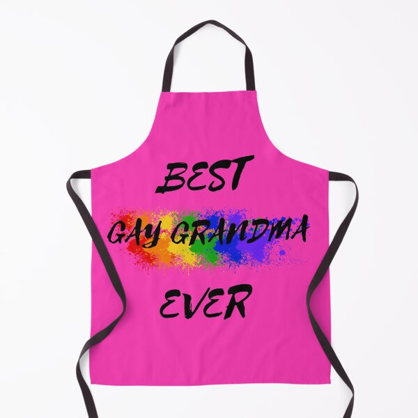 Item preview, Best Gay Grandma Ever Rainbow Color Splash For Proud Grandparents In Pink designed and sold by LuckyKermit.
