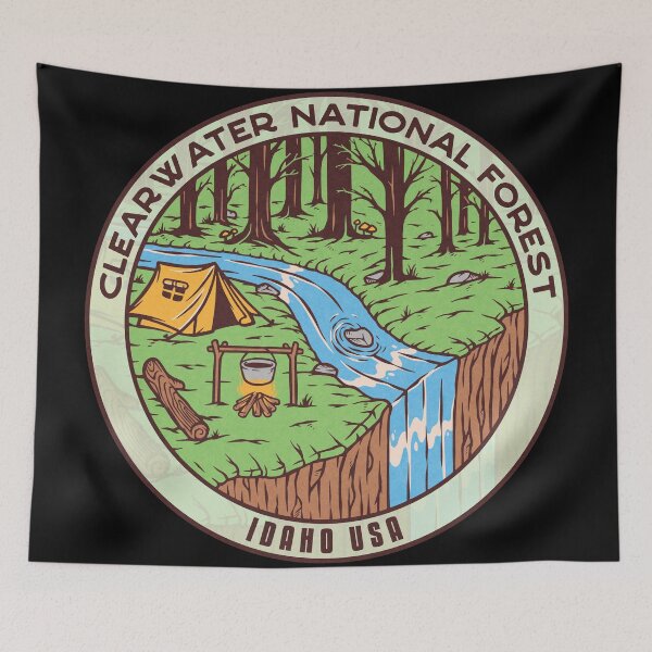 Item preview, Clearwater National Forest River Camp designed and sold by JordanHolmes.
