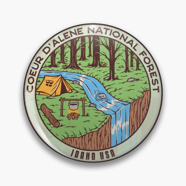 Item preview, Coeur d'Alene National Forest River Camp designed and sold by JordanHolmes.