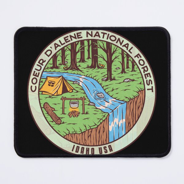 Item preview, Coeur d'Alene National Forest River Camp designed and sold by JordanHolmes.