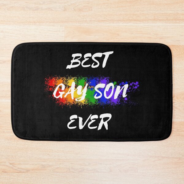 Item preview, Best Gay Son Ever Rainbow Color Splash For Pride Month In Black designed and sold by LuckyKermit.