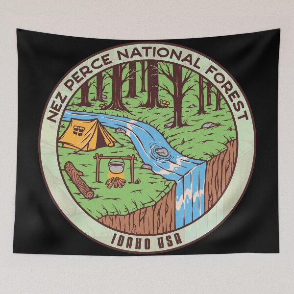Item preview, Nez Perce National Forest River Camp designed and sold by JordanHolmes.