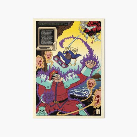 Marconi versus Bison Art Board Print