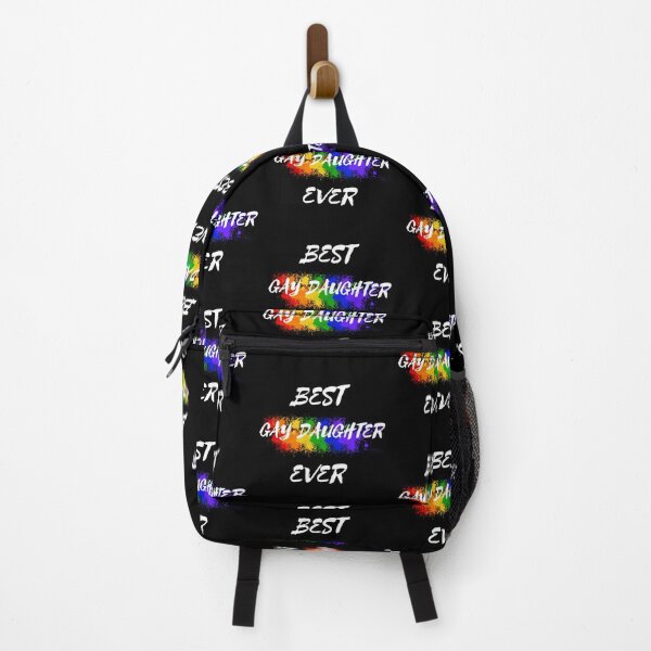 Item preview, Best Gay Daughter Ever Rainbow Color Splash For Pride Month In Black designed and sold by LuckyKermit.