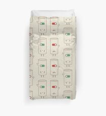 log on and log off Duvet Cover