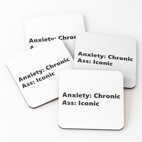 Item preview, Anxiety: Chronic Ass: Iconic, funny quote for anxious people with a juicy booty. Lettering Digital Illustration designed and sold by AlmightyClaire.