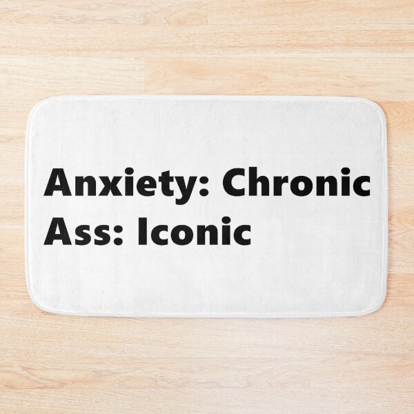 Item preview, Anxiety: Chronic Ass: Iconic, funny quote for anxious people with a juicy booty. Lettering Digital Illustration designed and sold by AlmightyClaire.