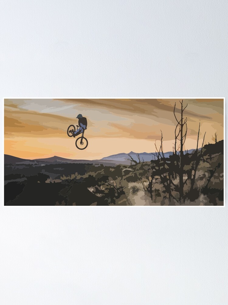 Mountain bike online painting