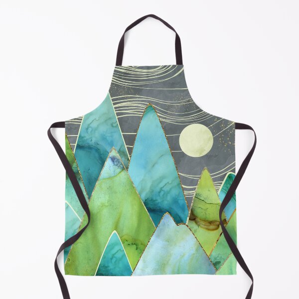 Item preview, Moonlit Mountains designed and sold by spacefrogdesign.