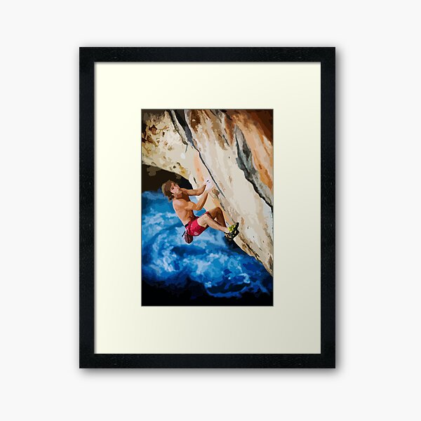 Chris Sharma Painting Framed Art Print