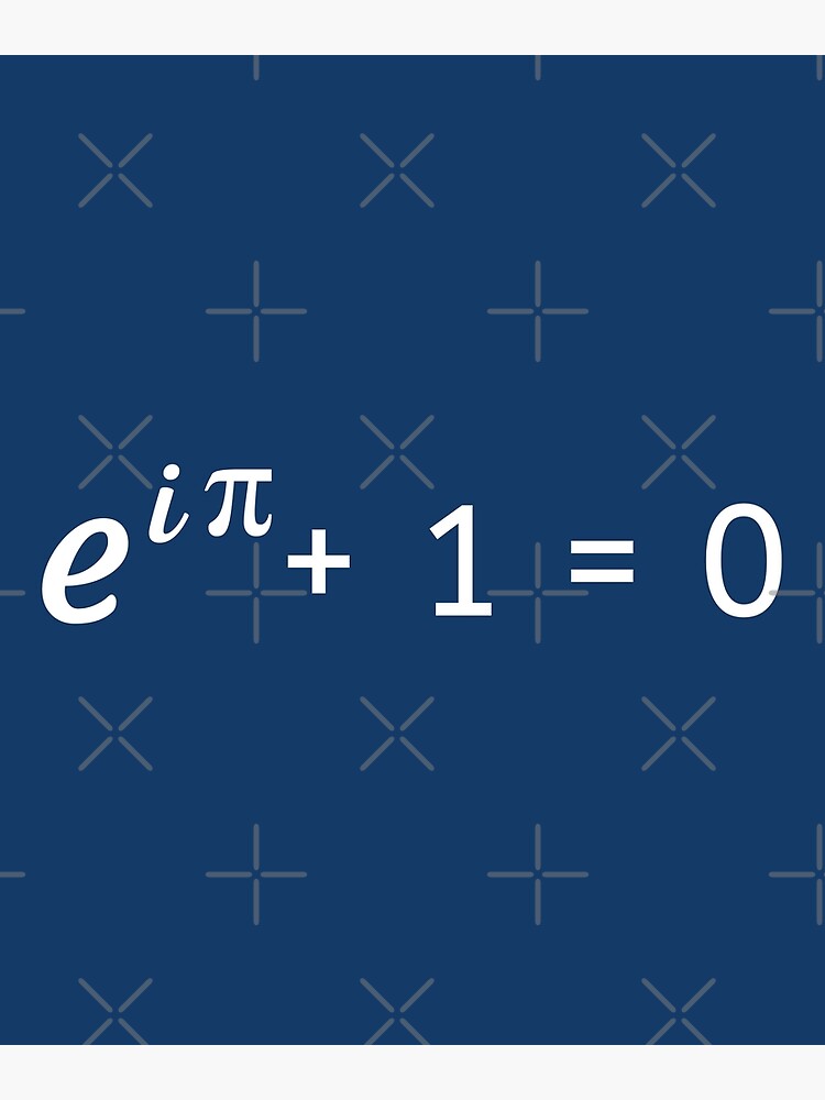 Póster «Ecuación de Euler (La ecuación más bella de las Matemáticas