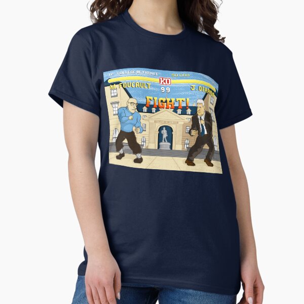 Item preview, French Theory Fighter - Foucault vs Derrida designed and sold by LeVendeur.
