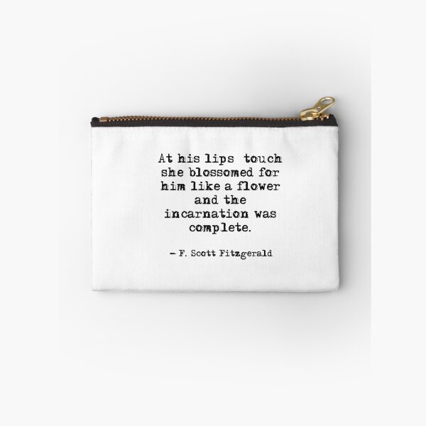 Item preview, At his lips touch - Fitzgerald quote designed and sold by peggieprints.