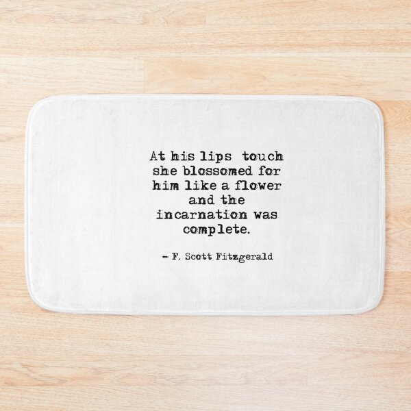 Item preview, At his lips touch - Fitzgerald quote designed and sold by peggieprints.